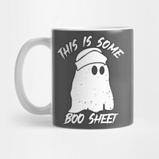Funny Halloween Boo Ghost Costume This is Some Boo Sheet Costume Gift Mug